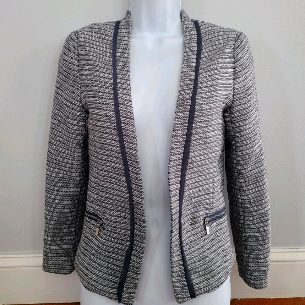 H&M Gray Tweed Blazer